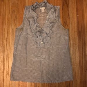 J.Crew sleeveless blouse